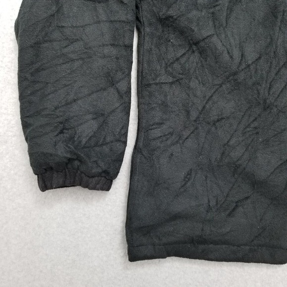 Result Jacket Mens Large Black Reversible Full Zip Pockets Outdoor Fleece - Picture 2 of 12